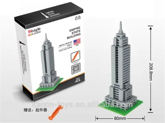723pcs nano blocks Enpire State Building diamond building block