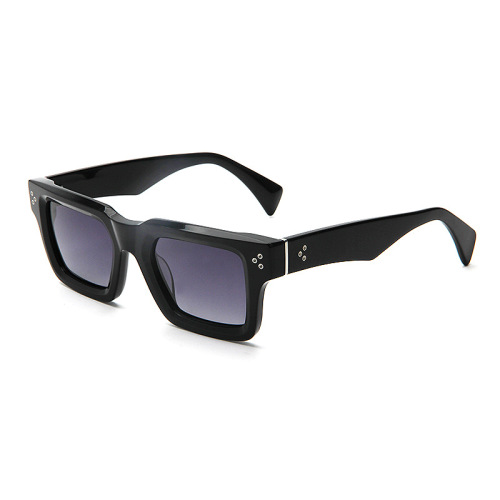 Wide Paddle Temples Bold Acetate Sunglasses