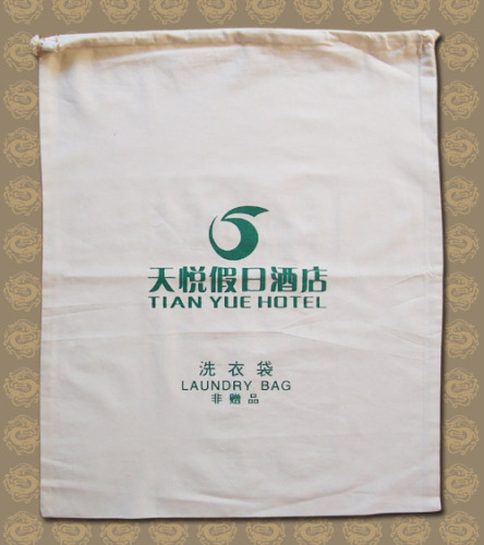 Cotton Drawstring Laundry Hotel Bag