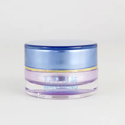 Customized acrylic eye cream jar cheap plastic jar for cosmetics