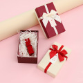 Custom Girls Jewelry Packaging Storage Box with Ribbon