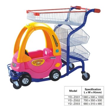 Kids Plastic Shopping Trolley Cars from Suzhou Yuanda Business Equipment Co., Ltd