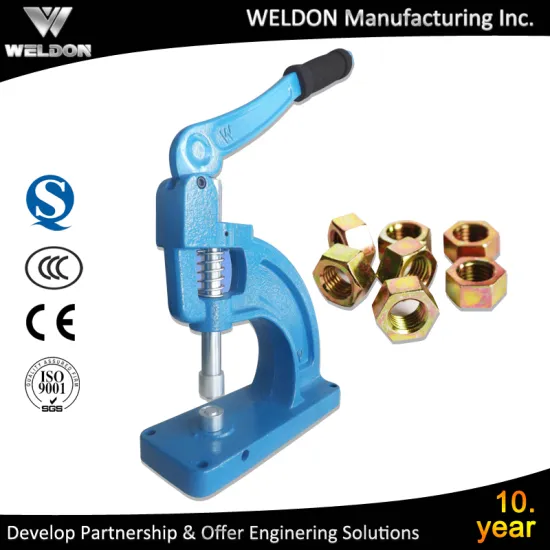 Grommet Machine: 1 grommet machine, 3 Dies (different size) & 900 Grommets Eyelet Hand Press Tool