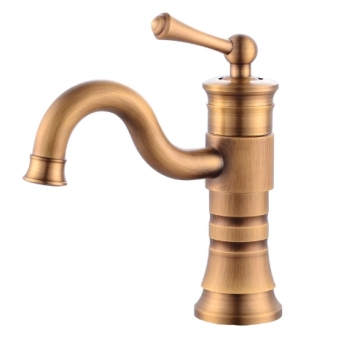 Gold Plated 3 Hole Basin Mixer