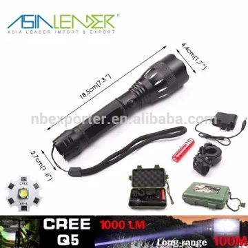 Q5 /5W-1200 Lumens, High Power LED Tactical Flashlight Torch