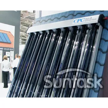 U Heat Pipe Solar Collector with CPC Reflector