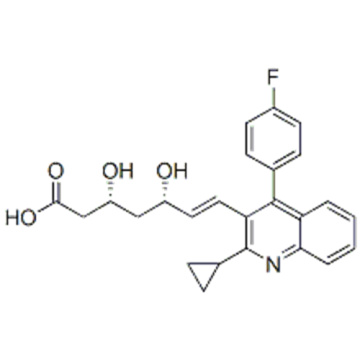 6-acido eptenoico, 7- [2-ciclopropil-4- (4-fluorofenil) -3-chinolinil] -3,5-diidrossi -, (57254001,3R, 5S, 6E) - CAS 147511-69-1