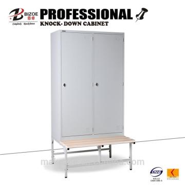 Alibaba furniture dust proof storage cabinet/ steel wardrobe