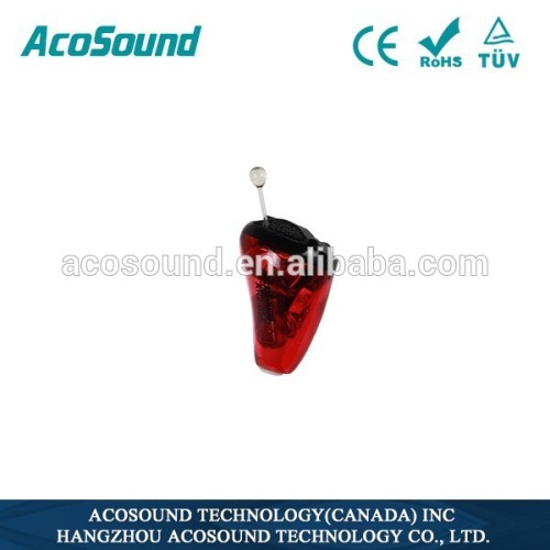 CE Approved Voice AcoSound Acomate Ruby-I IIC 100% Invisible Standard Hearing Aids