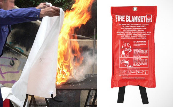 new safe fire fighting equipment types of fire blanket for home , hotel , car , kitchen