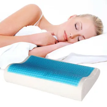 100% Gel Memory Foam Pillow: Ergonomic New Design for 5-Star Hotel Comfort