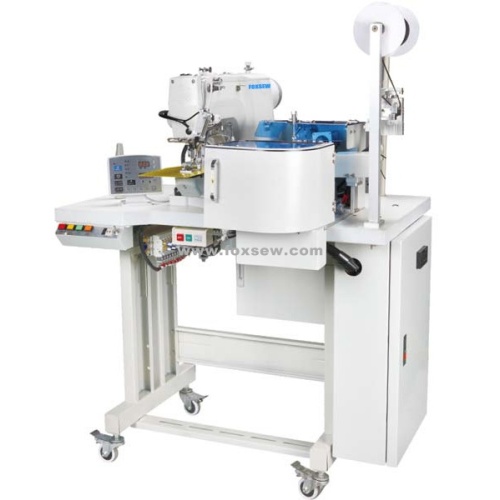 Métier à tisser à chaussures automatique attachant une machine à coudre