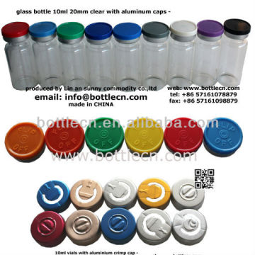 pharmaceutical companies 20mm flip off custom crimp caps for glass bottle