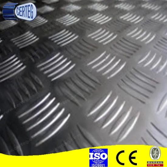 Five bars 1060 1100 3003 Aluminum checkered plate