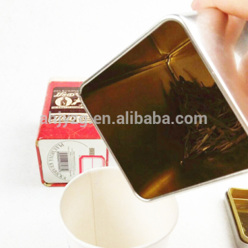 export from China metal tea tin box free sample