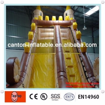 pvc tarpaulin home use small backyard inflatable slide for kids on sale