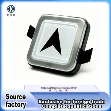 Трывалая ўстаўная кнопка з нержавеючай сталі DC24V