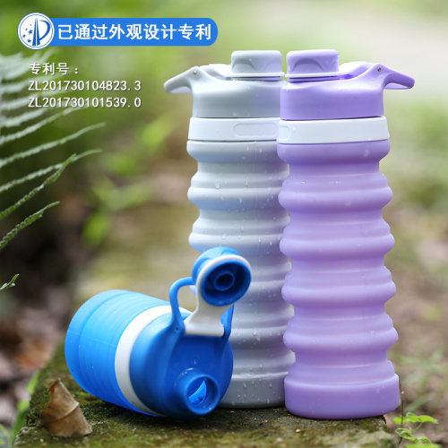 Leak Proof Silicone Water Bottle|Collapsible Water Bottle