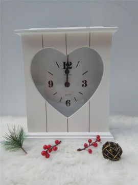 White High Quality Wooden Clock