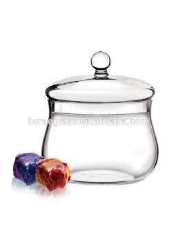 Multi-function Heat resistant fresh keeping silicone sealed borosilicate candy Jar