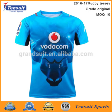 Tournaments rugby jersey dry sublimation print official rugby football wear 2016-2017 latest rugby shirt