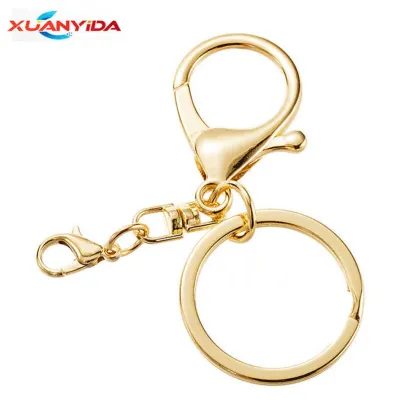 Trending Fashion Toy Doll Keychain with Gold Lobster Clasps and Ring