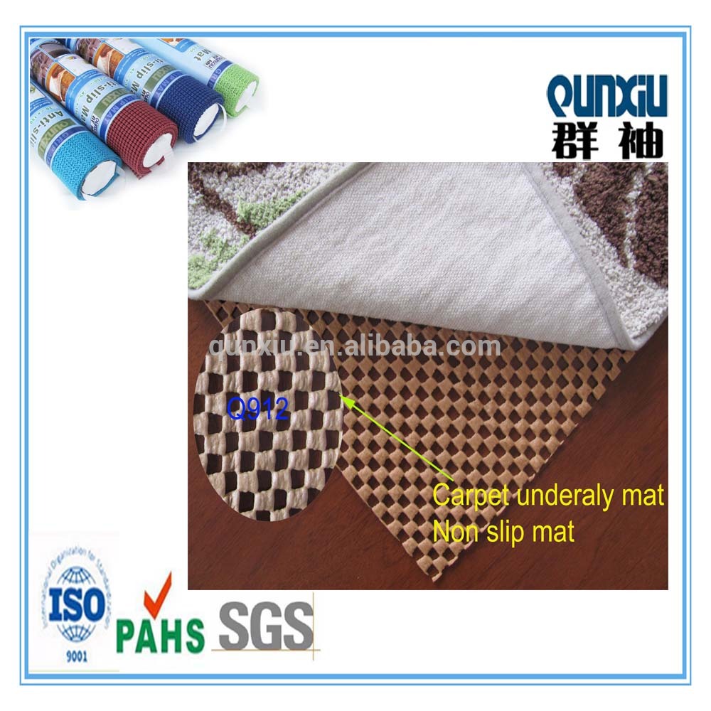 anti slip grip liner/non slip rug pad