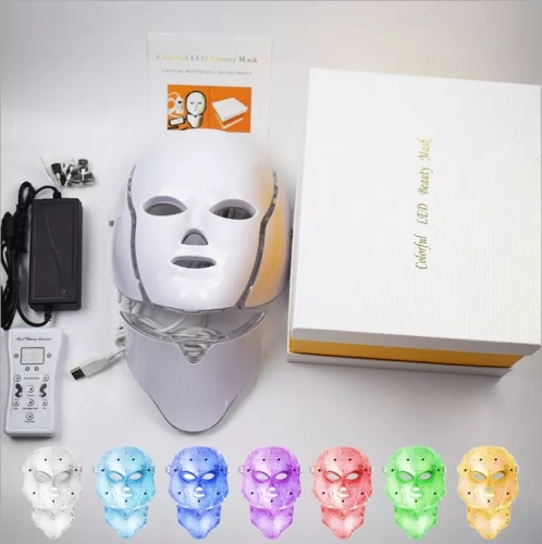 7 Panjang gelombang LED muka dan topeng leher