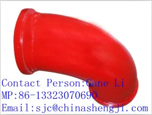 DN125 R275 90dgr CIFA concrete pump elbows