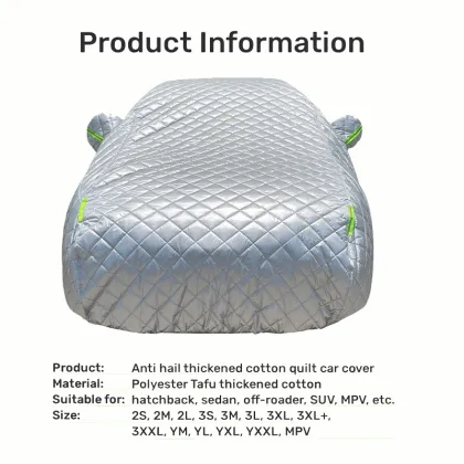 Hail Protect Outdoor Snow Car Cover