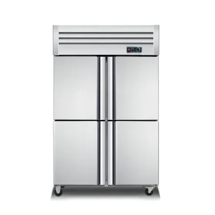 Commercial Stainless Steel Four Door Fridge Refrigerator