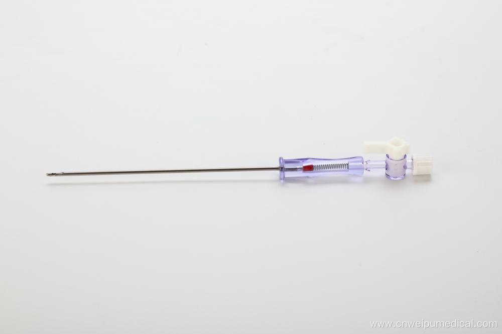 Purpose of the single-use blow needle