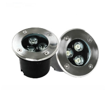 IP65 Waterproof Recessed Outdoor Deck Light - 3W LED Landscape Underground Lamp