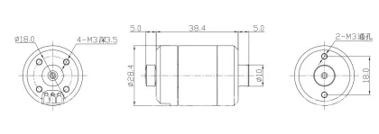 High Quality 350KV BLDC Outrunner Thruster Underwater Brushless RC Motor