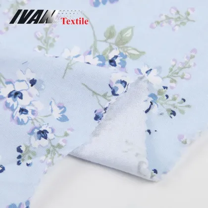 Knitted Viscose Cotton Single Jersey Printed Fabric