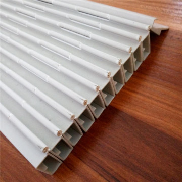 Tianqi professional manufacturer extrusion plastic hard white abs profile for high quality Leather products catolog