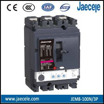 JEM8-100A 3 pole circuit breaker