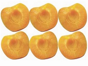 IQF frozen peach halves