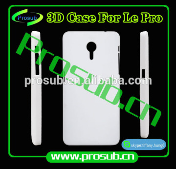 3d sublimation diy blank cell phone case cover skin for SFP-Letv pro