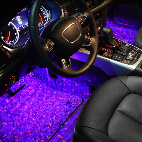 12V USB RGB Car Interior Foot Lights - Universal LED Ambient Decorative Lighting