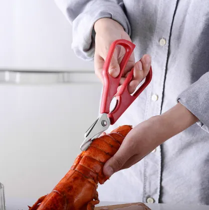 Professional Multifunctional Kitchen Scissors for Seafood - Crab/Lobster/Shellfish