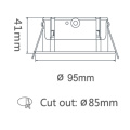 Ip65 Led Downlights LED recessed spotlights waterproof Manufactory