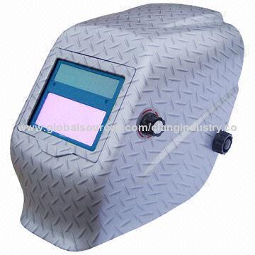 Solar Powered Auto Dark Welding Helmet, Plate Pattern, Beautiful Design