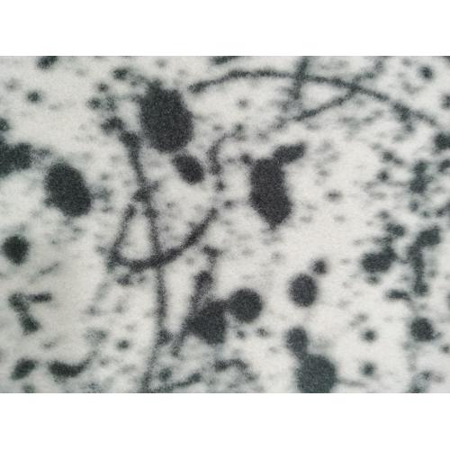 Polyester brushed fleece knit fabric