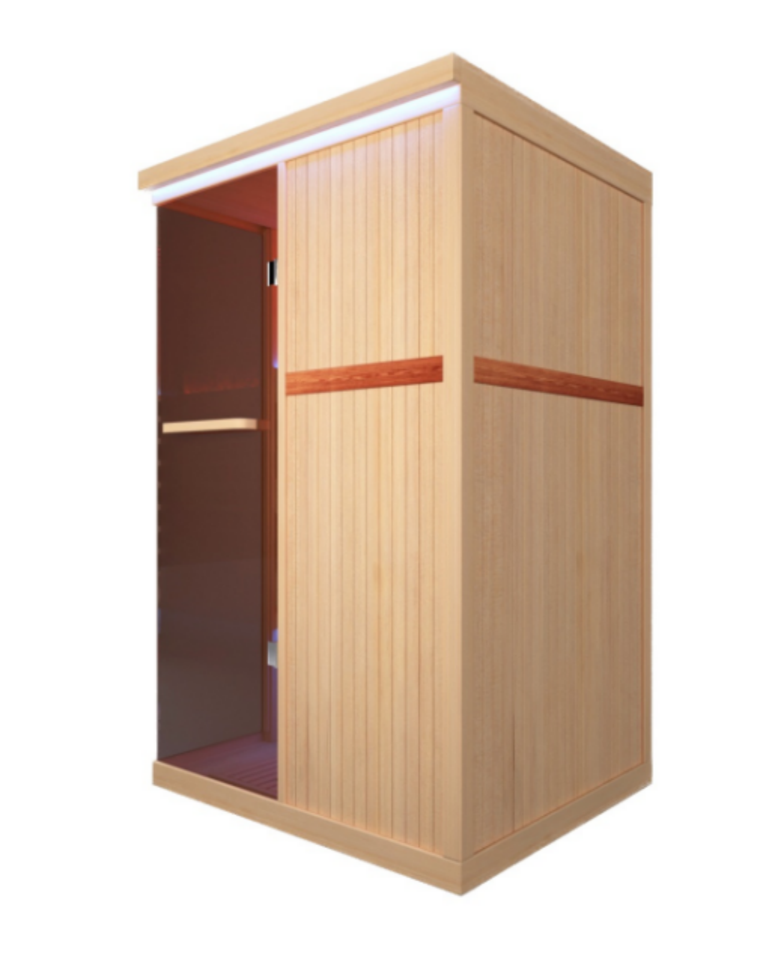 Canadian Hemlock Two Person Far Infrared Sauna