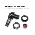 90 degree motorcycle tire valve cap leakproof