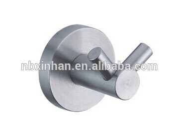 Bathroom accessory stainless steel robe hooks,coat hook with wall mounted hooks