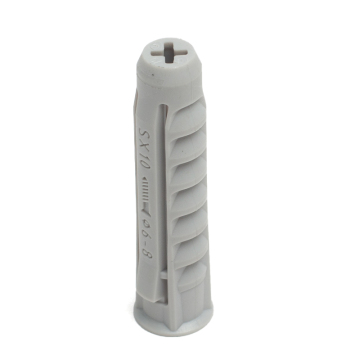 Gray Plastic Rubber Plug Pull Screw Expansion Tube - M10