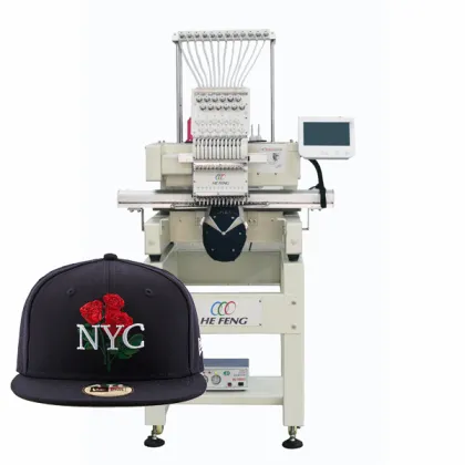 Hefeng Computerized 1 Head Similar Happy Embroidery Machine Sale