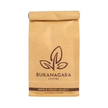 Custom made block bottom coffee bags